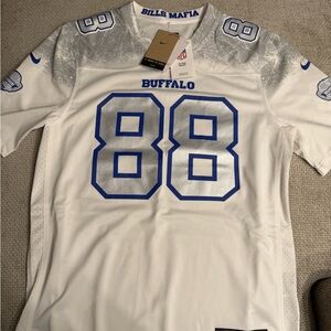 NWT Men’s Buffalo Bills Dawson Knox Nike 2025 Rivalries collection Game Jersey